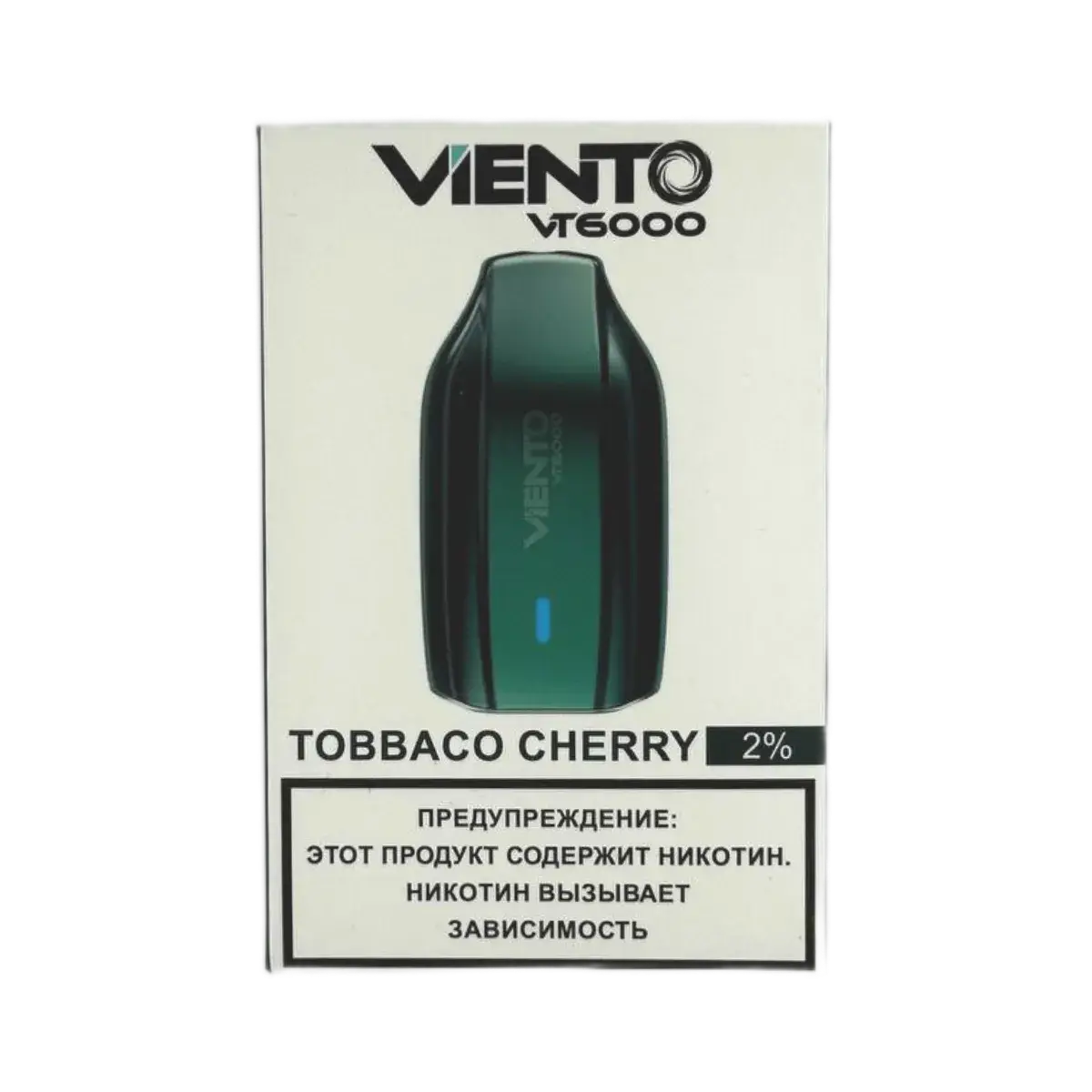 Эл. сиг. VIENTO VT 6000 Tobacco Cherry 2 %