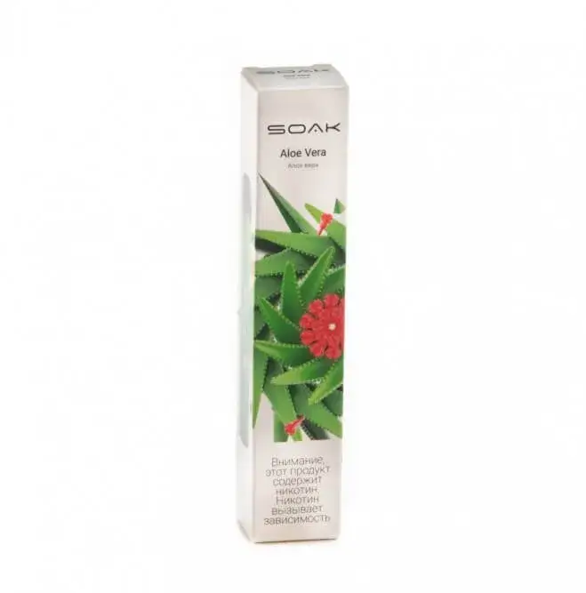 Эл. сиг. SOAK X ZERO WHITE 2200 Aloe vera / Алоэ вера 0 %