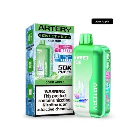 Эл. сиг. ARTERY CL6 50000 (Flavor+Ice) Зеленое яблоко киви / Green Apple Kiwi 2%