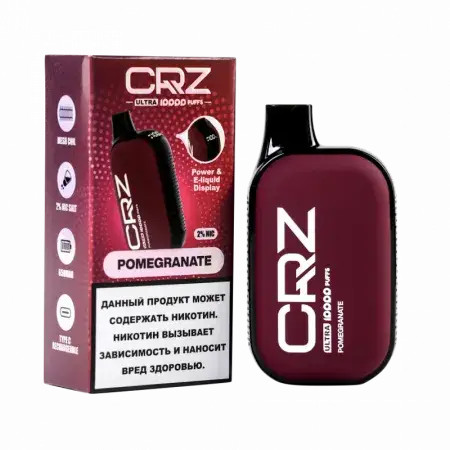 Эл. сиг. CRZ 10000 ULTRA Гранат / Pomegranate 2 %