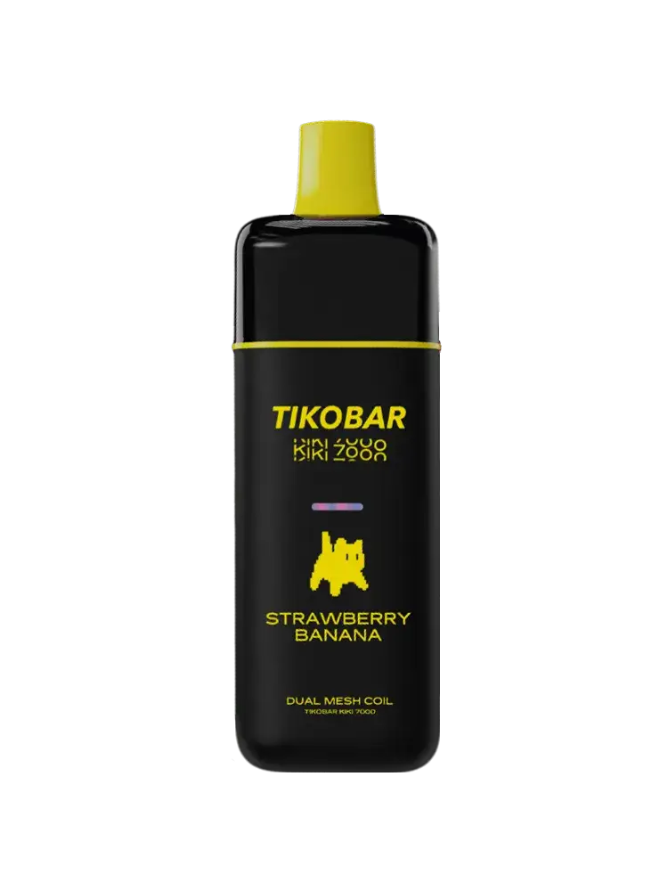 Эл. сиг. TIKOBAR KIKI 7000 Strawberry Banana (Клубника банан) 2%