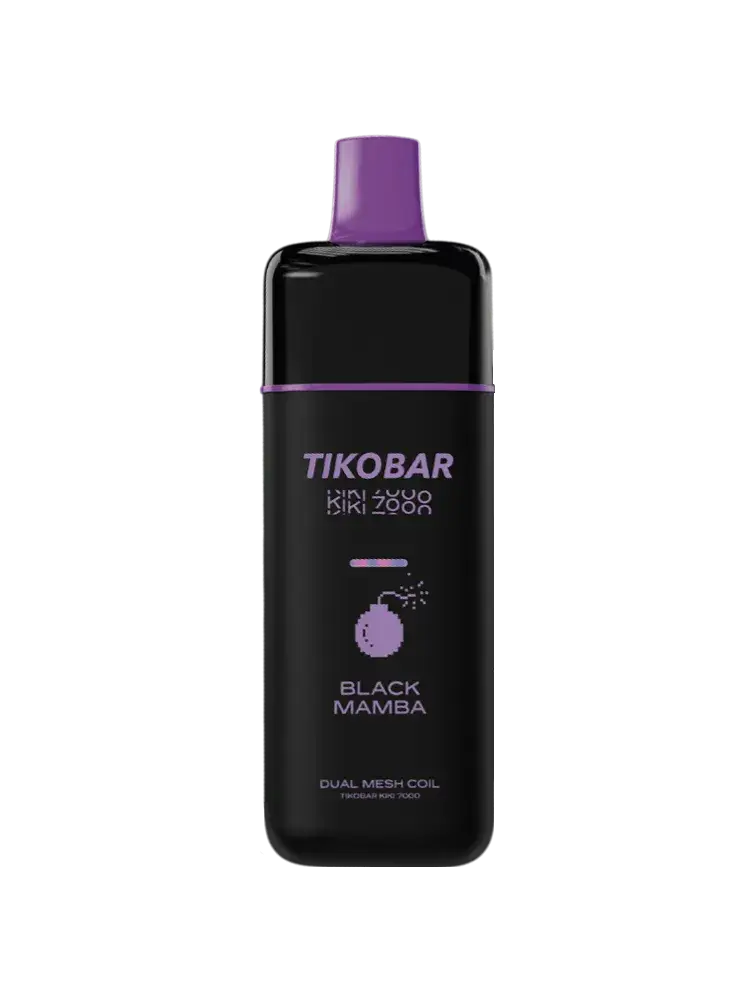 Эл. сиг. TIKOBAR KIKI 7000 Black Mamba (Черника малина ежевика) 2%