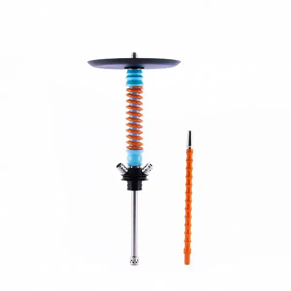 Кальян MAMAY CUSTOMS Coilovers MINI голубо-оранжевый (грав. BBS) (без колбы)