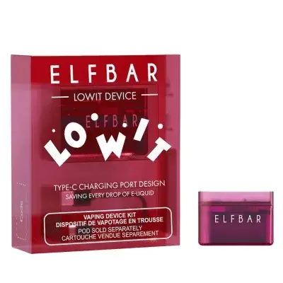 Устройство ELFBAR LOWIT, красный, 10 W