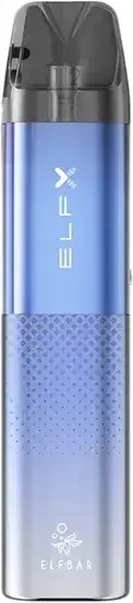 Устройство ELFBAR ELFX KIT SE Синий + 2 картр. по 3мл (0,6 Ом и 0,8 Ом)