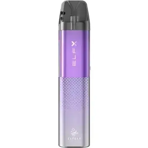 Устройство ELFBAR ELFX KIT SE Фиолетовый + 2 картр. по 3мл (0,6 Ом и 0,8 Ом)