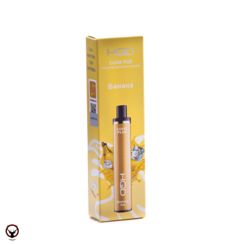 Одноразовая электронная система HQD Cuvie Plus №03 Banana ice (1200 затяжек)
