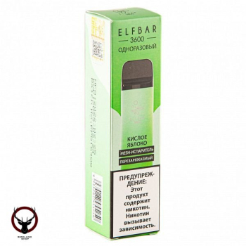 ELF BAR Sour Apple (3600 затяжек) 20 мг