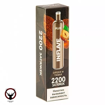 INFLAVE PLUS Орехи Табак (2200 затяжек)