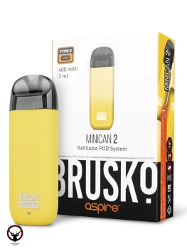 Электронная система BRUSKO Minican 2 (400 mAh) жёлтый