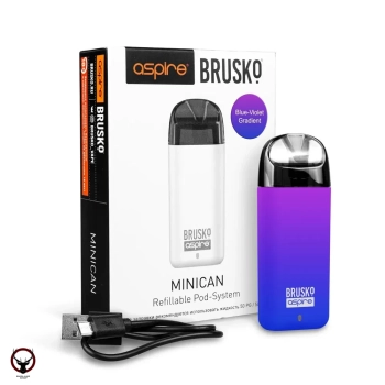 Электронная система BRUSKO Minican 350 mAh (фиолетовый градиент)