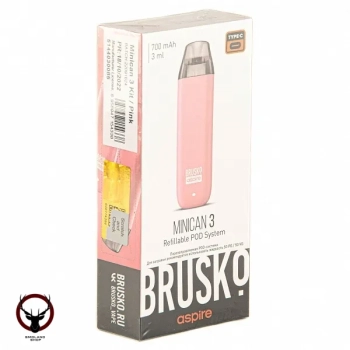 Электронная система BRUSKO Minican 3 розовый