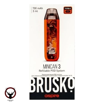 Электронная система BRUSKO Minican 3 оранжевый флюид