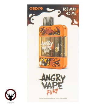 Электронная система BRUSKO Angry Vape Fury 650 mAh (оранжевый)