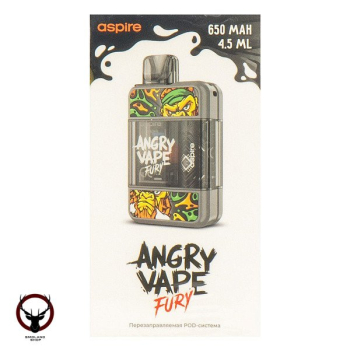 Электронная система BRUSKO Angry Vape Fury 650 mAh (серый)
