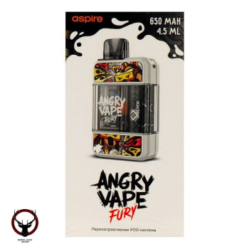 Электронная система BRUSKO Angry Vape Fury 650 mAh (белый)
