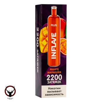 INFLAVE PLUS Манго Маракуйя (2200 затяжек)