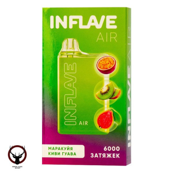 INFLAVE AIR Маракуйя Киви Гуава (6000 затяжек)
