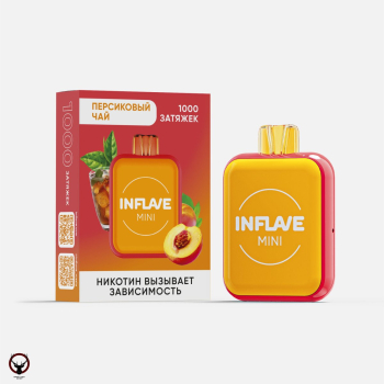 Электронная сигарета INFLAVE MINI Персиковый чай (1000 затяжек)
