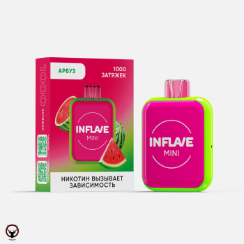 Электронная сигарета INFLAVE MINI Арбуз (1000 затяжек)