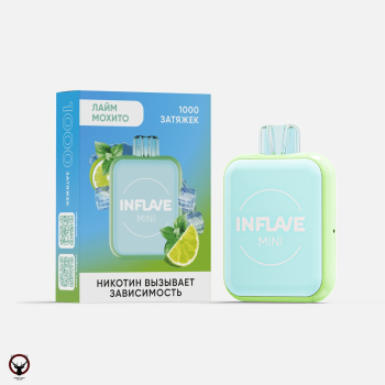 Электронная сигарета INFLAVE MINI Лайм мохито (1000 затяжек)