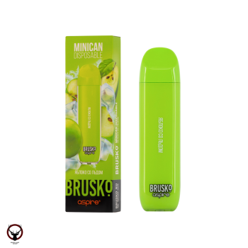 Электронная сигарета BRUSKO Minican Яблоко со льдом (1500 затяжек)