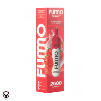 Электронная сигарета FUMMO TARGET Клубничный милкшейк (2500 затяжек)