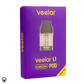 Картридж VEELAR L1 заполнение сверху 2 мл 1.2 (3шт)