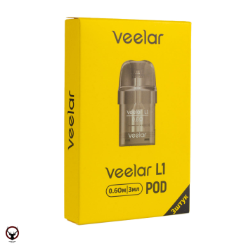 Картридж VEELAR L1 заполнение сбоку 3 мл 0.6 (3шт)