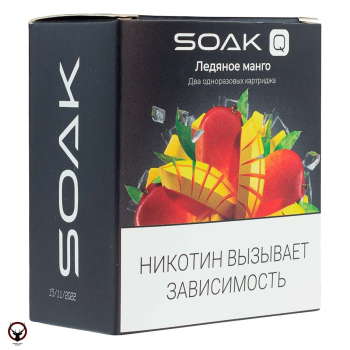 Картридж SOAK Q Ледяное манго (2шт)