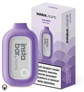 Электронная сигарета PLONQ INSTABAR Алоэ виноград (5000 затяжек) 20 мг
