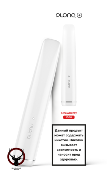 Электронная сигарета PLONQ PLUS Клубника (1500 затяжек) 20 мг