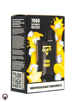 Электронная сигарета DUFT Star Fruit (7000 затяжек)