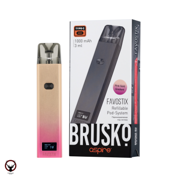 Электронная система BRUSKO FAVOSTIX (розово-золотой градиент)