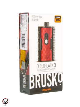 Электронная система BRUSKO CLOUDFLASK 3 (Чёрно-красный)
