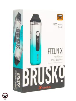 Электронная система BRUSKO FEELIN X (бело-бирюзовый)