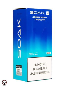 Электронная сигарета SOAK M Dr.Cherry 6000 затяжек