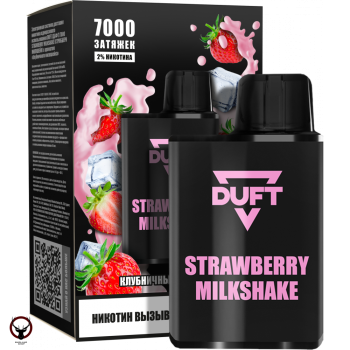 Электронная сигарета DUFT Strawberry Milkshake (7000 затяжек)