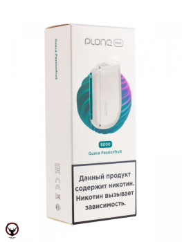 Электронная сигарета PLONQ MAX Гуава маракуйя (6000 затяжек) 20 мг