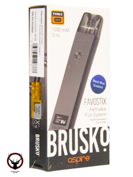 Электронная система BRUSKO FAVOSTIX (чёрно-голубой градиент)