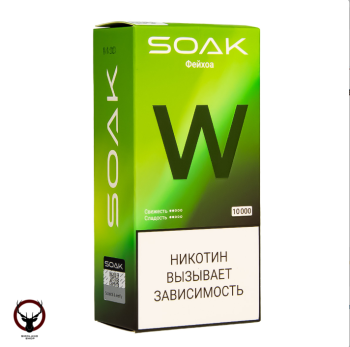 Электронная сигарета SOAK W Фейхоа 10000 затяжек