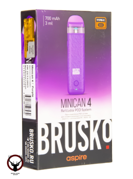 Электронная система BRUSKO Minican 4 фиолетовый