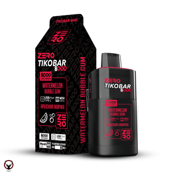 Электронная сигарета TIKOBAR ZERO Арбузная Жвачка 8000 затяжек