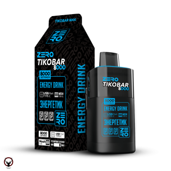 Электронная сигарета TIKOBAR ZERO Энергетик 8000 затяжек