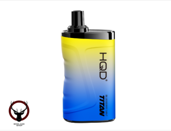 Электронная сигарета HQD TITAN Черника мята  (7000 затяжек)