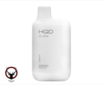 Электронная сигарета HQD CLICK Устройство + картридж Сибирь хвоя и лесные ягоды (5500 затяжек)
