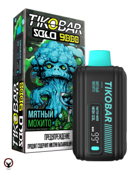 Электронная сигарета TIKOBAR SOLO Мятный Мохито 9000 затяжек