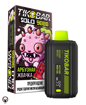 Электронная сигарета TIKOBAR SOLO Арбузная Жвачка 9000 затяжек