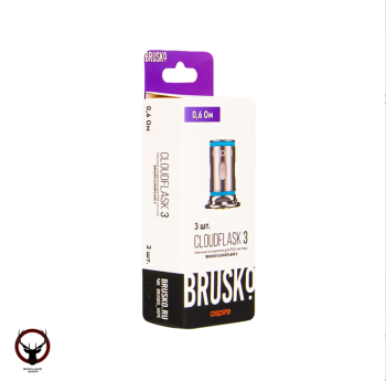 Испаритель BRUSKO CLOUDFLASK 3 (3шт) 0,6 Ом