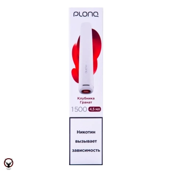 PLONQ PLUS Клубника Гранат (1500 затяжек) 20 мг